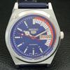 REFURBISHED VINTAGE SEIKO 5 AUTOMATIC 6309A JAPAN MENS BLUE DIAL WATCH a440892-4