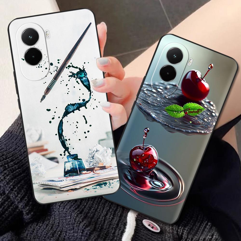 Soft Case For Xiaomi Poco M7 4G Case Cartoon Back Cover For Xiaomi Poco M7 Pro 5G Protective Animal Bumper PocoM7 m 7 Cool Bags