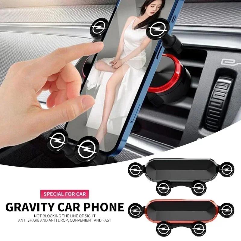 AAAYT1 Supporto per Telefono da Auto con Gravità Accessori Auto Per Opel Astra H J G K Insignia Corsa C D Vectra C B Meriva a Zafira Trailer Vivaro