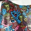 50cm*200/300cm Premium PVC Adhesive Skull Car Sticker Decal Sticker Bomb Vinyl Film Motorcycle Car Wrap Foil Air Bubble Free
