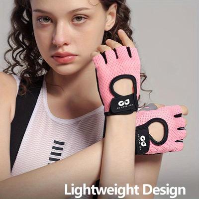 1PC Unisex Lightweight Workout Gloves for Weightlifting Cycling Exercise Training Fitness Rowing - Excellent Grip Gym Gloves