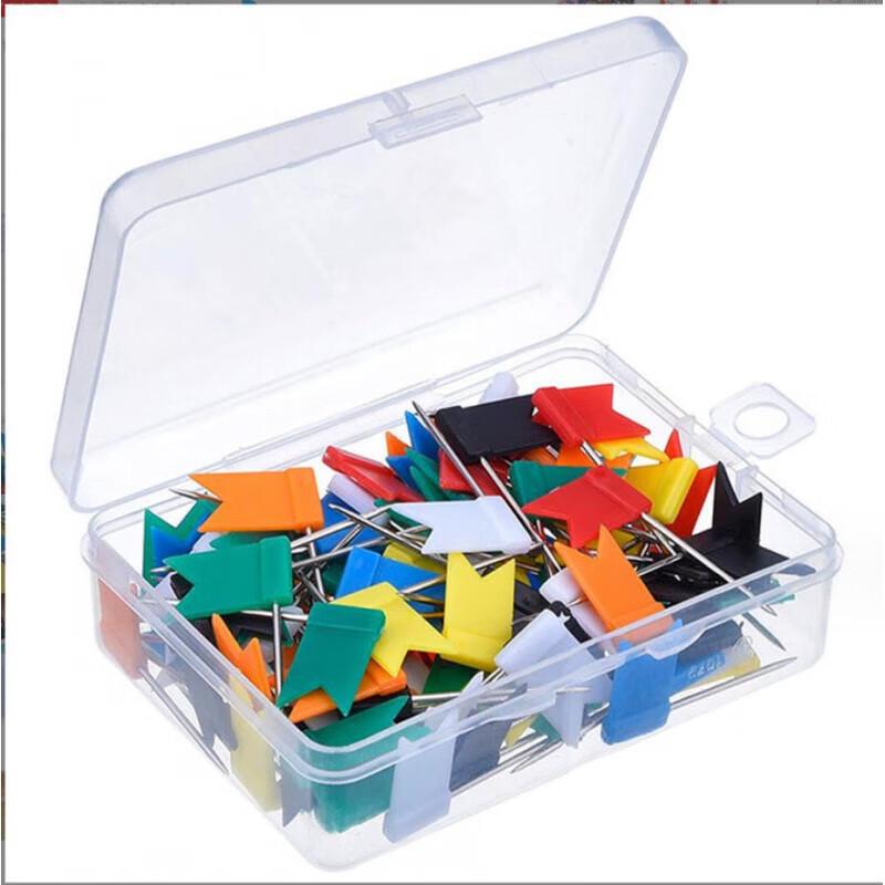 Colored Flag Map Pushpins