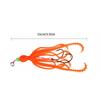 Fishing Tackle Sea Fishing Skirt Soft Lures with Double Barbed Hook Squid Skrit Lure 15cm 10g Artificial Baits