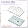 2Pcs Thumb Drive Business Card Case Aluminum Alloy Bank Credit ID Card Wallet Name Card Holder Metal Box Cover Cards Holder
