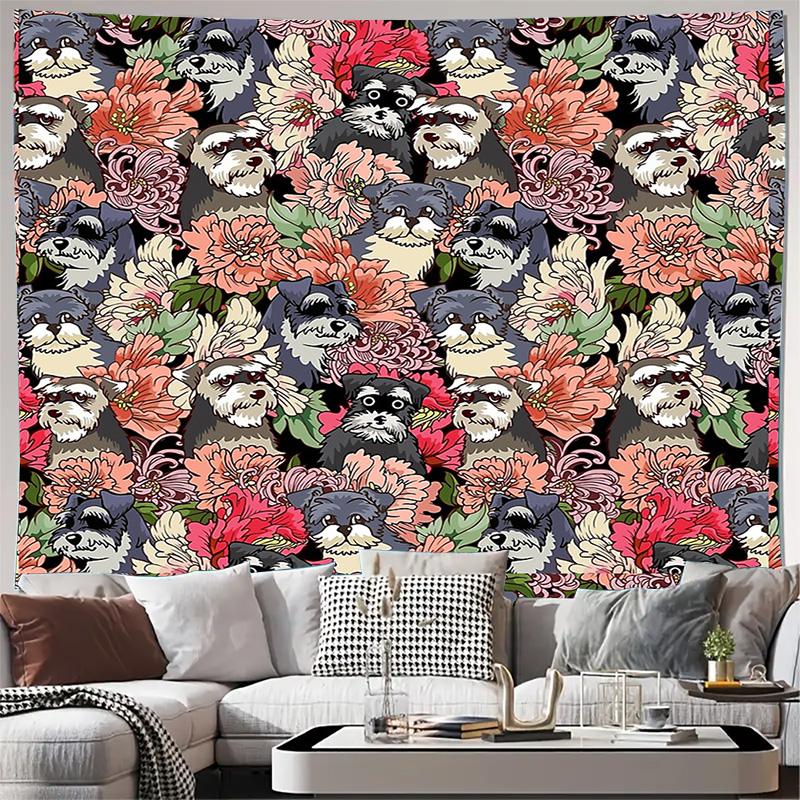 

Bohemian Tapestry Wall Hanging Nature Floral Plants Botanical Forest Decor Room Aesthetic Home Decor Wall Art Bedroom Living Roo 74x94cm(29x37in)