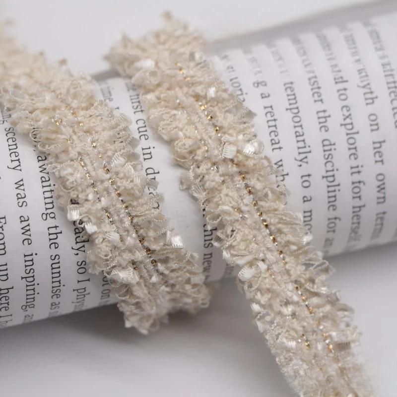 90Yards 1.5cm Vintage Embroidered Lace Ribbon Fabric Sewing Lace Trim Handmade Costume Dress Sewing Trimmings Wedding Decoration