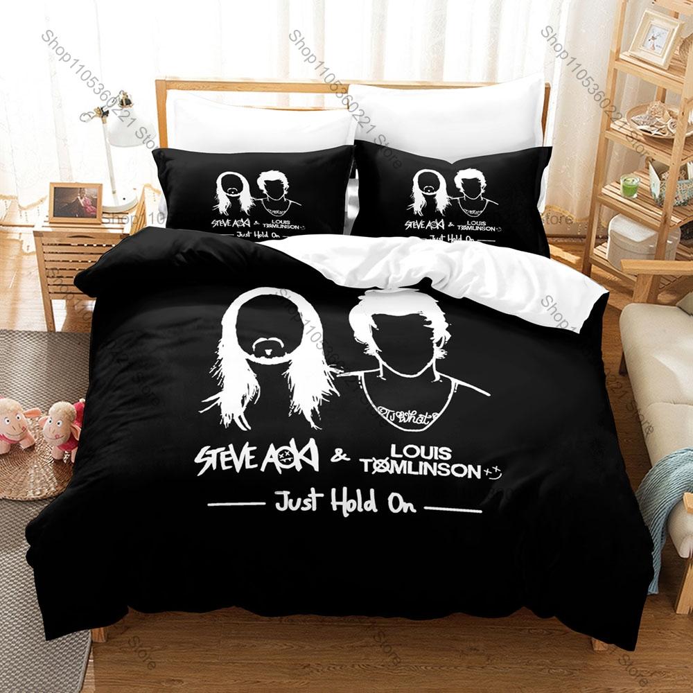 British Pop Rock Singer Louis Tomlinson Faith In The Future Walls Album Bedding Set 1 Duvet Cover + 2 Pillowcases HD Print
