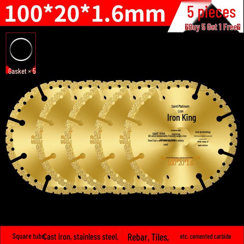 Diamond Cutting Disc for Metal, Alloy, Stainless Steel, and Iron - Angle Grinder Saw Blade