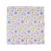 3 Stück 45x45cm 100% Baumwolle Pfingstrose Blumenmuster Damen Taschentücher Weich Schweißabwischend Quadratisches Tuch Hochzeitsfeier Geschenk