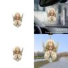 Acrylic Angel Car Interior Decor Pendant For Stylish Vehicle Accessories