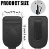 Sunglass and Card Holder for Car Visor, 2 Card Slots Visor Glasses Clip, Strong Magnetic Visor Holder, Visor Accessories for Cars SUV (Black 1Pc)