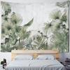 Banana Tree in the Mist Tapestry Wall Hanging Boho Hippie Tapez Polyester Background Fabric Art Home Decor