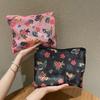Vintage Japanese Style Cartoon Printing Large Capacity Makeup Storage Bag With Wash Bag Facility Cosmetic Bag For Travel