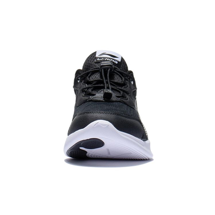 Li Ning Kids Ling Yue Comfortable Lightweight Non-Slip Shock Absorbing Wear-Resistant Casual Shoes Kids Casual Shoes Black YKCS028-3