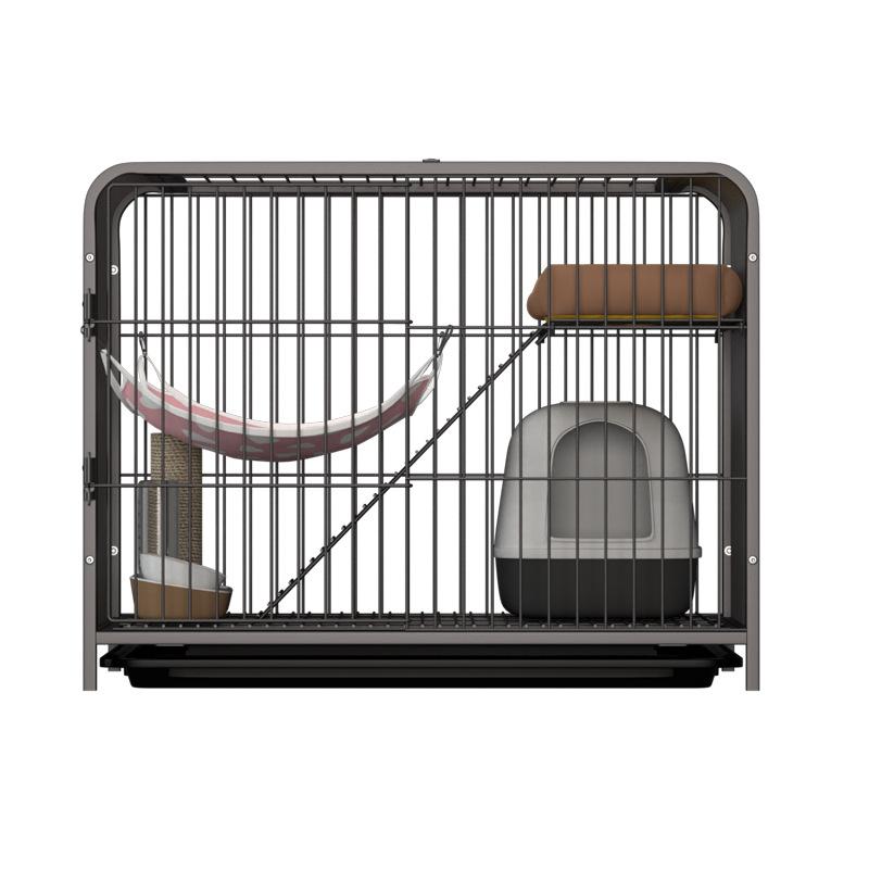 Pet Cage Double Layer Cat Villa Iron Cage Villa Pet House Cat Nest Climbing Frame