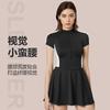 One-piece Swimsuit Women's One-piece Skirt Sportswear Fairy Fan To Cover the Belly and Show Thinness Nylon Polyester Bath Hot Spring Swimsuit
