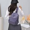 Zaino Compatto con Tasche Multiple con Zip e Tasca Laterale in Rete