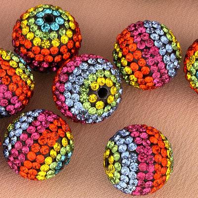 Gradient Polymer Clay Sugar Beads - Square, Diamond Ball, DIY Jewelry Accessories