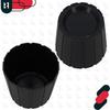 Plastic Flower Pot for Flowers and Herbs on the Balcony or Terrace, Anthracite, 15 cm, 6 pcs.
