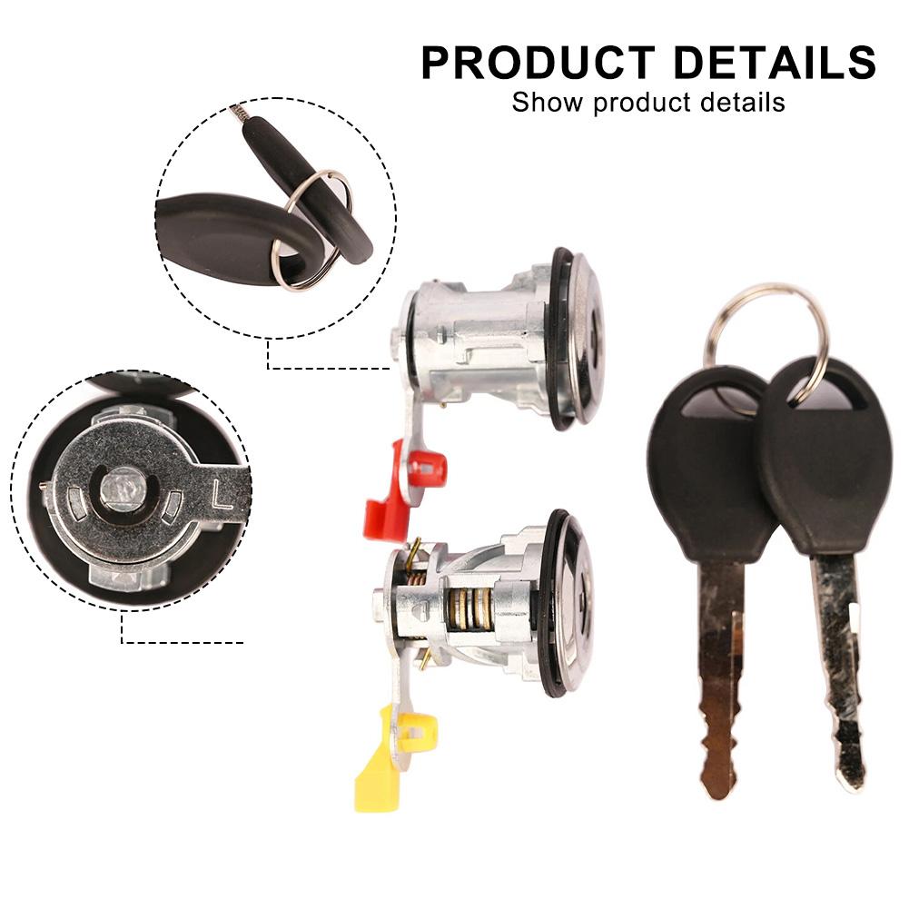 Цилиндр замка двери 1 пара Для Nissan Frontier 1998 2004 С ключом Подходит для Altima 98 03 Pathfinder 96 04 Xterra 00 04 OEM H0600-3J125 China Mainland