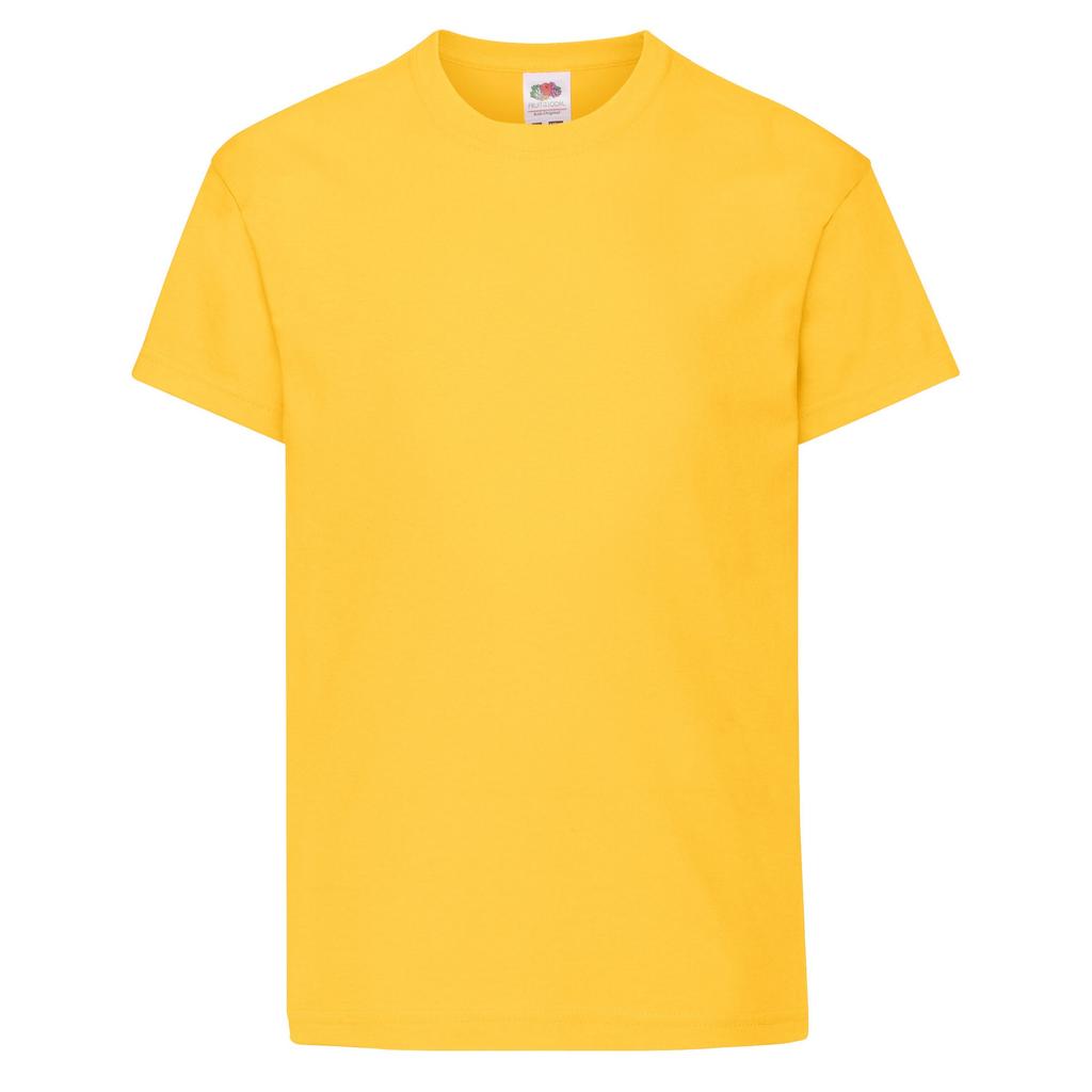 FRUIT OF THE LOOM Childrens/Kids Original T-Shirt