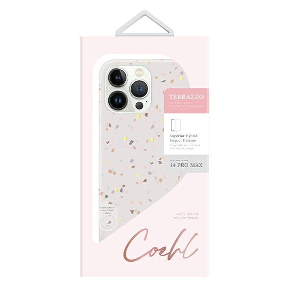 Etui do iPhone 14 Pro Max UNIQ Coehl Terrazzo Piaskowe