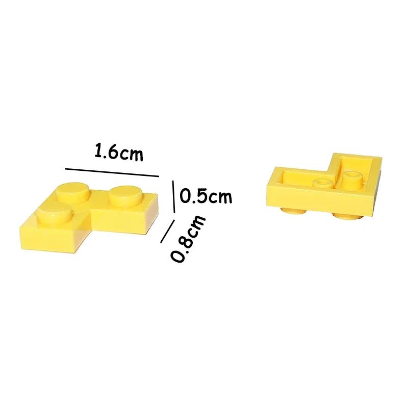 100PCS 2420 Size 1+2 Bricks Dots L MOC Assemble Particles Building Blocks DIY Educational Creative Toy for Kids
