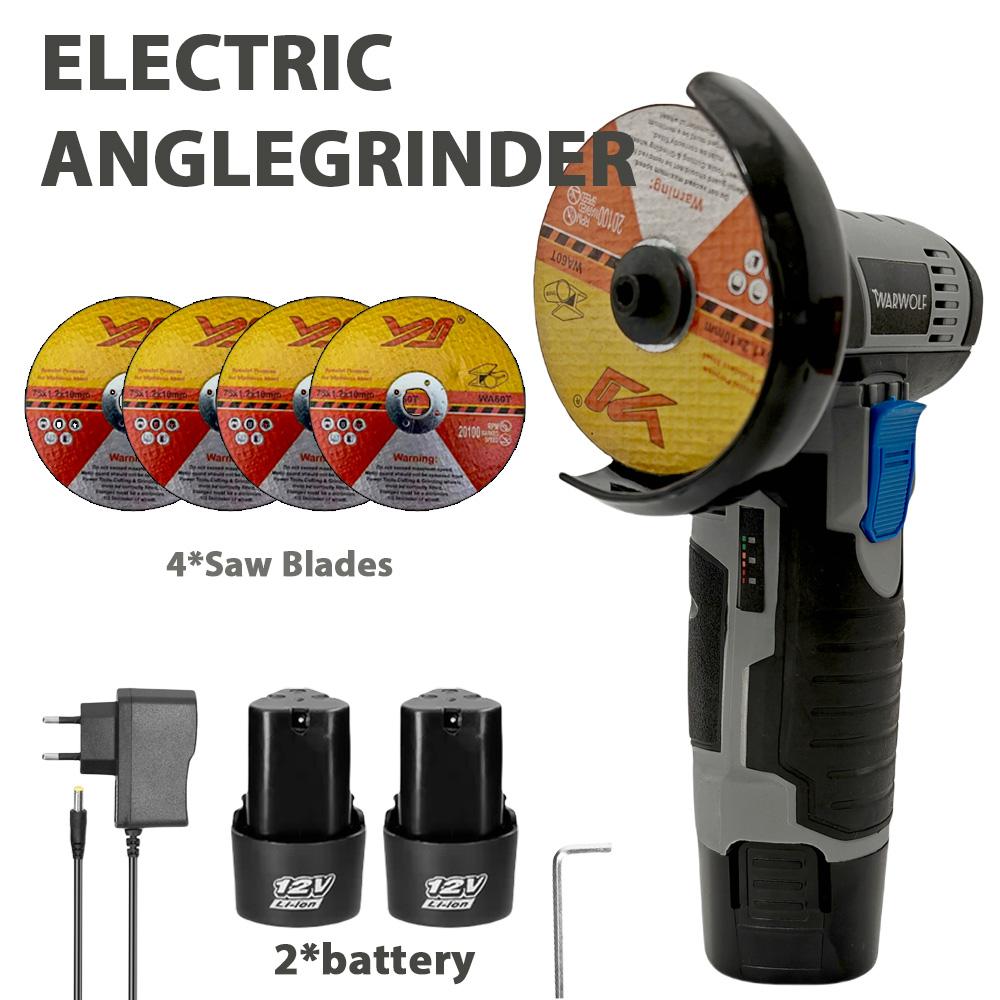 

Переносная электрическая мини-угловая шлифовальная машина Электрическая ручная шлифовальная машина Домашняя ручная полировальная машина Аккумуляторная микро-режущая машина серый