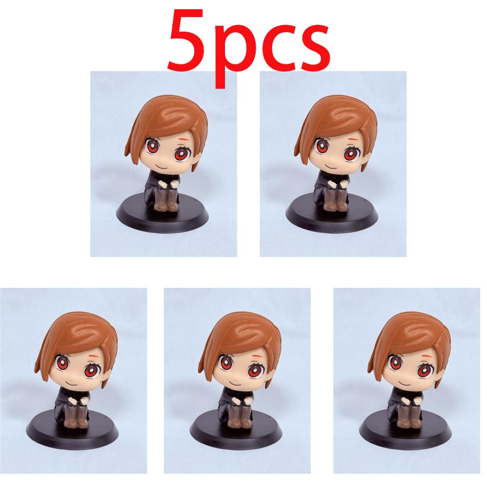 1-5pcsOriginal Jujutsu Kaisen Anime Figure Look Up Kkotsu Yuta Geto Suguru Anime Figure Q Version Cute Model Toys