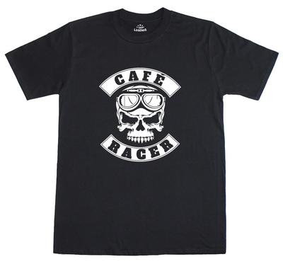 Cafe Racer Herren T-Shirt Biker Motorrad Busy Bee Café und das Ace Café Print