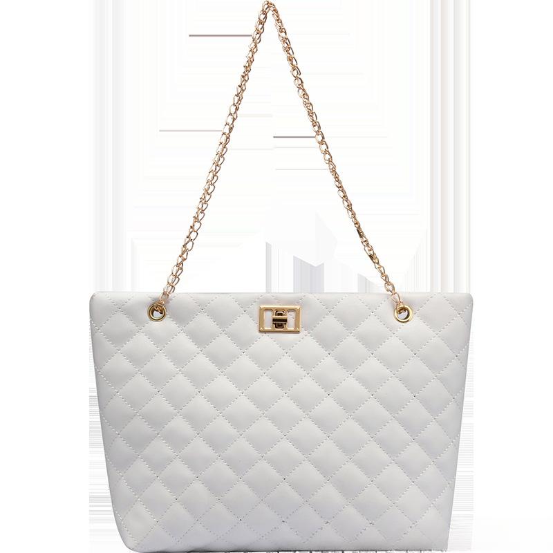Korean Version of Women's One Shoulder Crossbody Bag Large Capacity Shopping Bag Tote Bag