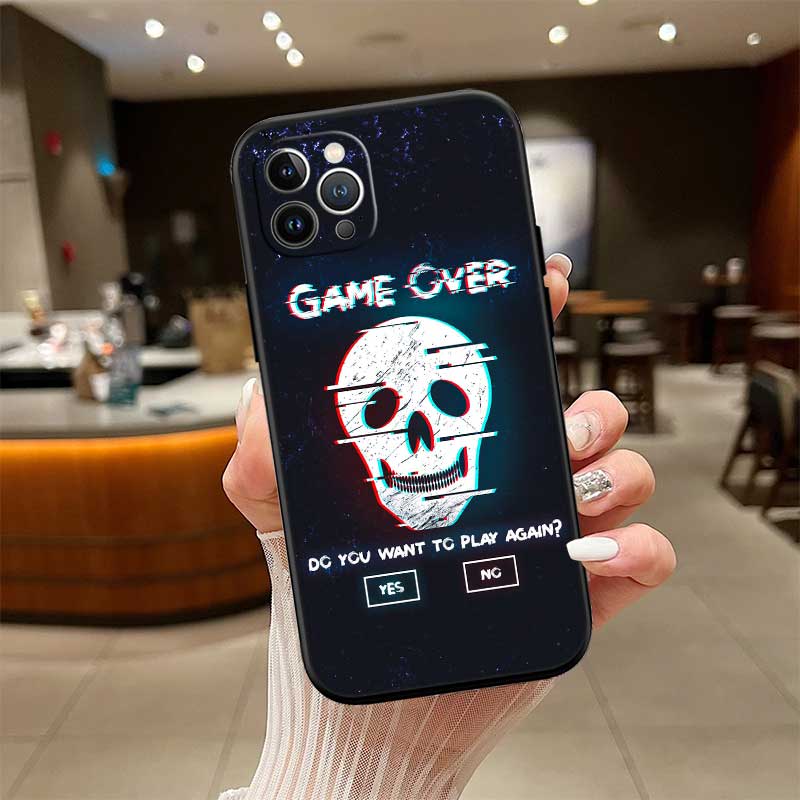 RE32 Game Over New High-End Shell Phone Case for OPPO A3 Pro A72 A74 A76 A77 A77S A78 A79 A94 A95 A18 A40M A58