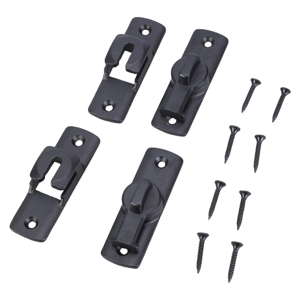 Schiebetürschloss aus perforierter Aluminiumlegierung ohne Diebstahlschnallen für Heim- und Hotelgebrauch 90 Grad 180 Grad