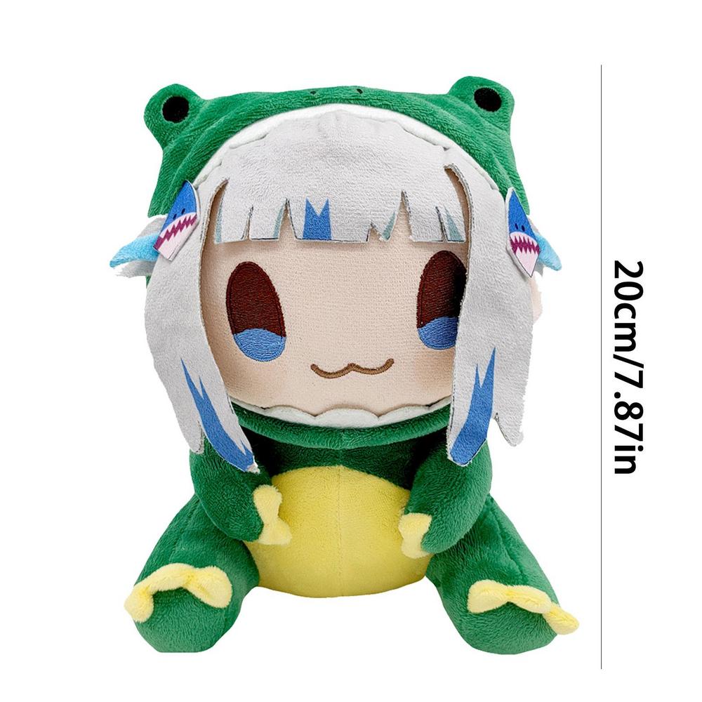 Hololive Dino Gura Plush Toy Gawr Shark Stuffed Dolls Baby Animals Virtual YouTuber Plushies Figure Pillow Kid Christmas Gifts