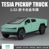 VKYA1 1/32 Tesla Cybertruck Modell 3 Modell S Modell X Modell Y Spielzeugauto Diecast Metall Off Road Sammlung Rückzieher Sound Licht Geschenk Junge
