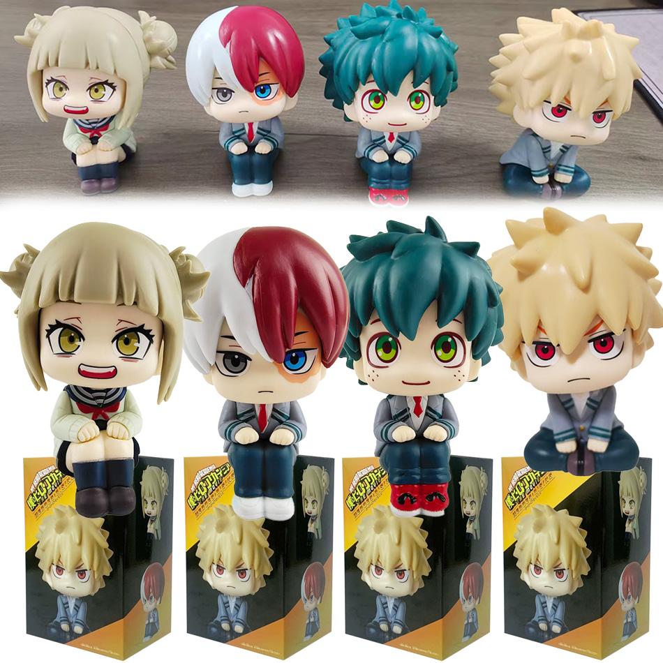 10cm Boku No Hero Academia Anime Figure Midoriya Izuku Action Figure Bakugo Katsuki/Todoroki So Figurine PVC Collection Toys