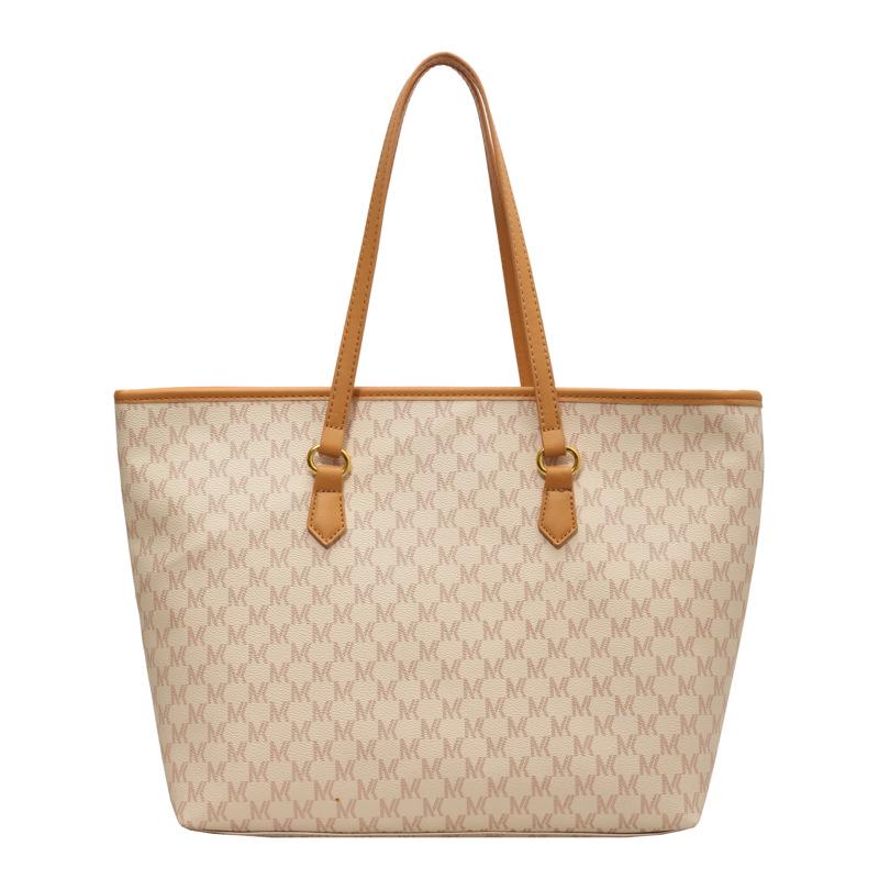 

2024 Осень/Зима Женская Универсальная Сумка на Плечо Большой Вместимости бежевый