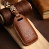 Leather Car Key Case Cover for A4L A5 Q7 TT TTS A3 A4 B9 A6 A7 4K A8 E-tron Q5 Q8 C8 D5 SQ8 Car Keychain