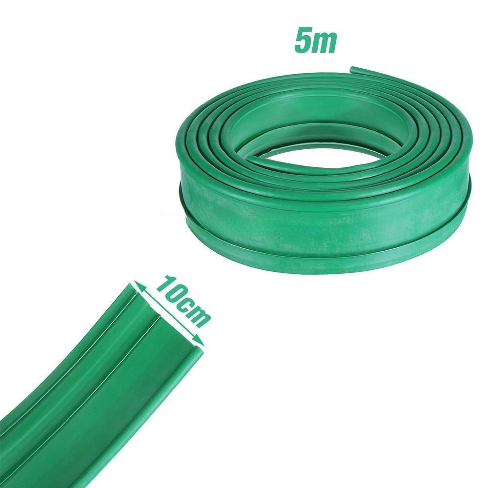 5m Plastic PE Garden Lawn Stone Isolation Path Grass Edging Fence Belt Border