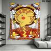 Pokmon Eeveelutions Tapestry Wall Tapestry Wallmounted Background Cloth Background Cloth Soft Atmospheric Background Cloth