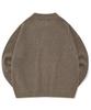 Saintpain Sp Wool 2-Way Zip-Up Knit Jacket - Brown