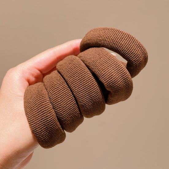 5 Pezzi Elastici per Capelli da Donna Elasticità Regolabile Fasce per Capelli Ispessite Senza Cuoio Capelluto