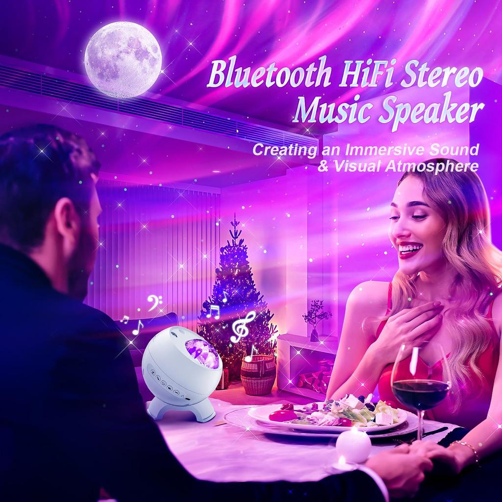 Northern Lamp Projectors Light Night Galaxy Starry Sky Night Lamp Aurora Galaxy Projector Lighting Decoration Home Projector