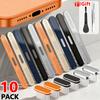 10 ks Kovové protiprachové zátky pro port USB C s krytem chrániče reproduktoru pro iPhone 18 Pro/18 ProMax/17 Pro Max Čisticí sada s pinzetou 2