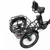 Elektrische Lastenfahrräder Onesport OT30 Pro 20" Fat Tire 500W Motor 48V 18AH Faltbares Elektrisches Erwachsenenrad Shimano 7-Gang Maximale Last 180 kg