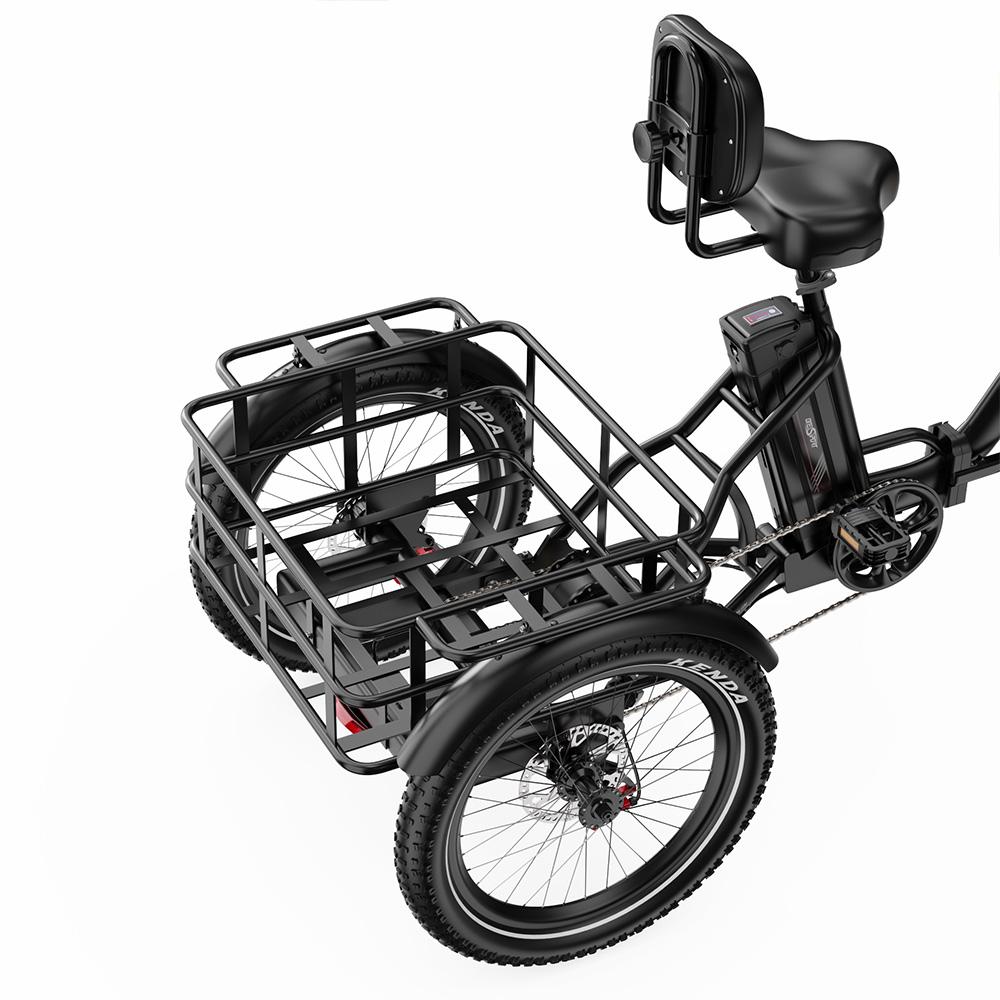 Elektrische Lastenfahrräder Onesport OT30 Pro 20" Fat Tire 500W Motor 48V 18AH Faltbares Elektrisches Erwachsenenrad Shimano 7-Gang Maximale Last 180 kg