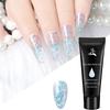 Gel Nail Extension Polygel Manicure Polygel Manicure Light Set Kit, Set, All-in-One Kit, Suit, UV/LED Compatible, 8-Color