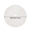 White Christmas Tree Skirt Plush Faux Fur Xmas Tree Carpet Merry Christmas Tree Decorations Ornament New-Year Navidad Home Decor