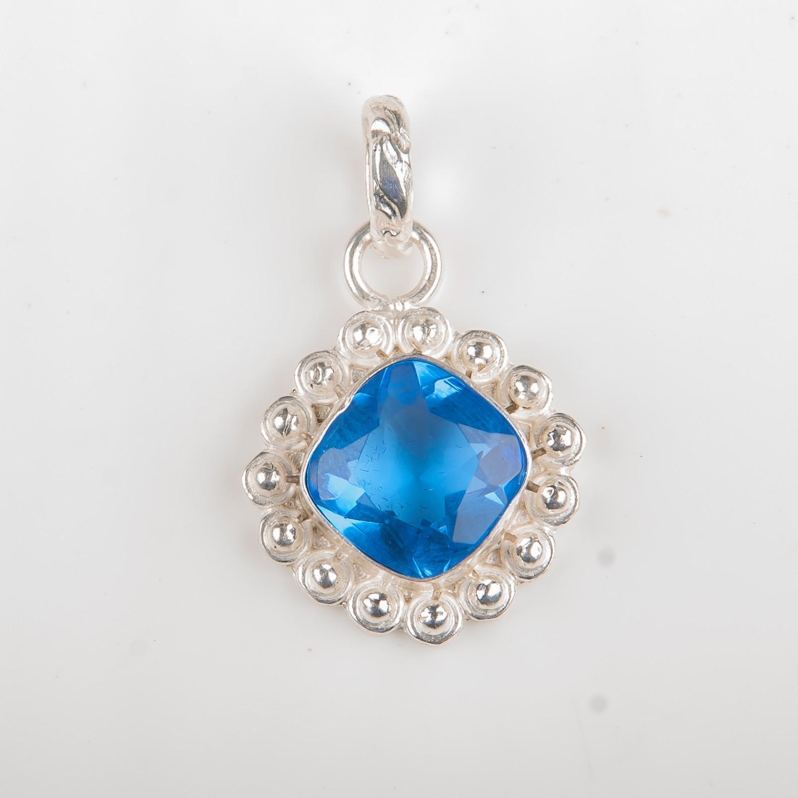 

Танзанит Драгоценный Камень 925 Стерлинговое Серебро Ювелирные Изделия Ручной Работы Подвеска 1.37 Для Подарка PP-34-5