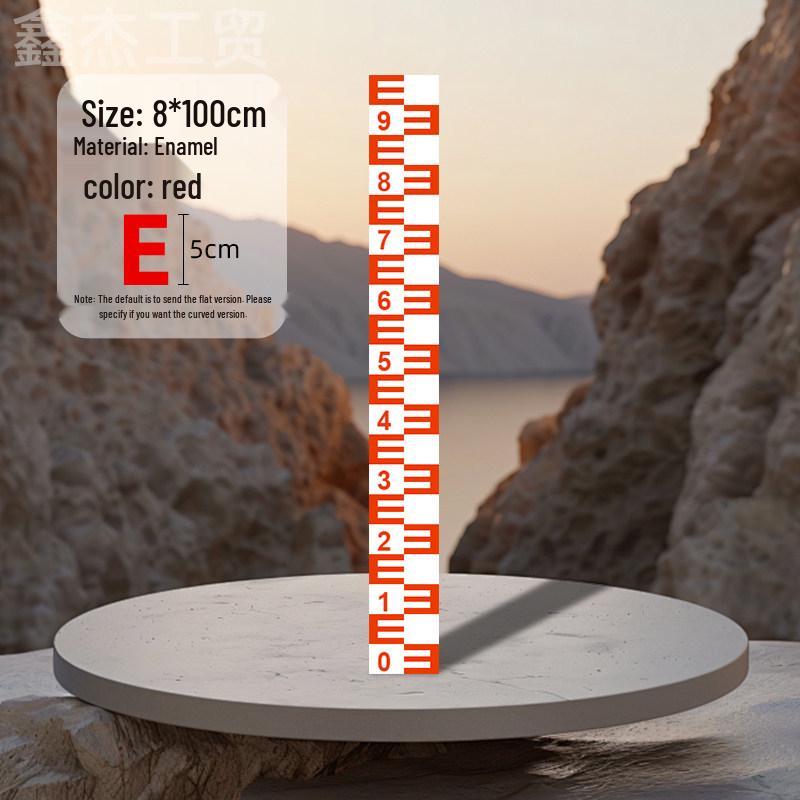 Stainless Steel & Aluminum Water Depth Measuring Ruler